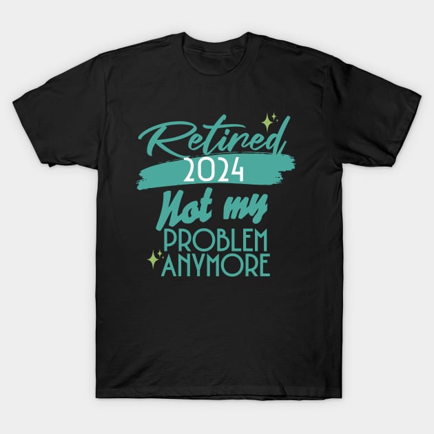 Officially Retired 2024, Funny Retirement, Dad Retirement, Retirement Gifts, Retired Est 2024, Retirement Party T-Shirt by TayaDesign